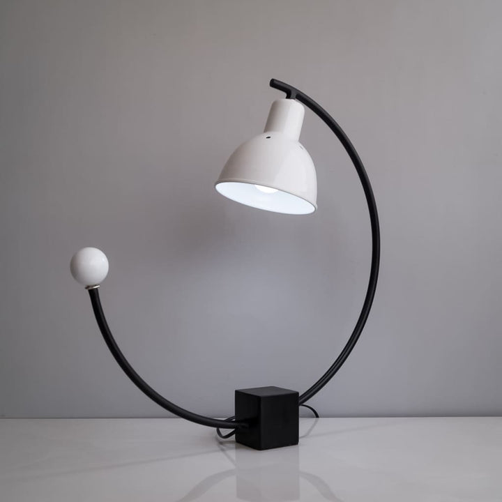 Blanc Art Deco Table Lamp - The Black Steel
