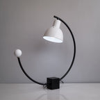 Blanc Art Deco Table Lamp - The Black Steel