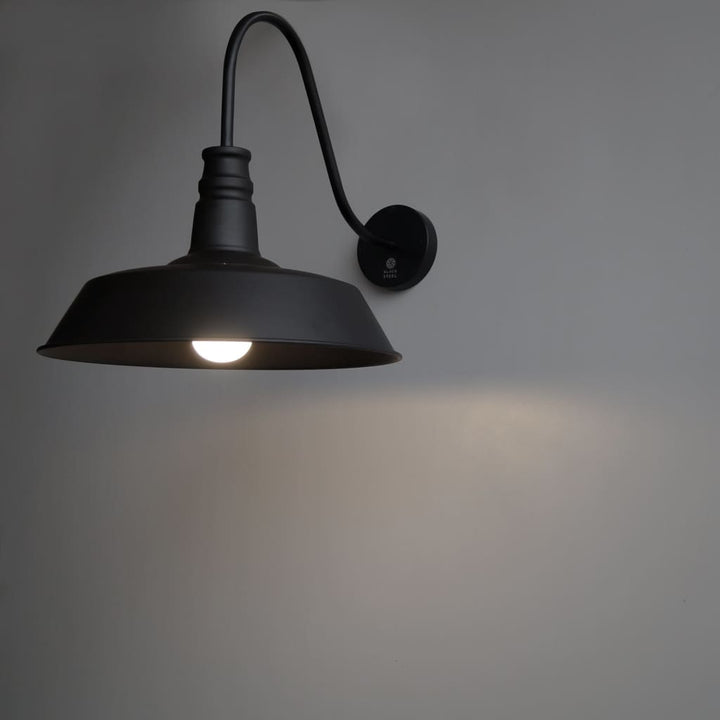 C22 Wall Lamp Black Rustic Interior Design Idea - The Black Steel