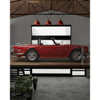 car loft chandelier
