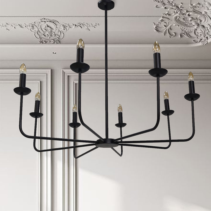 vintage chandelier metal black