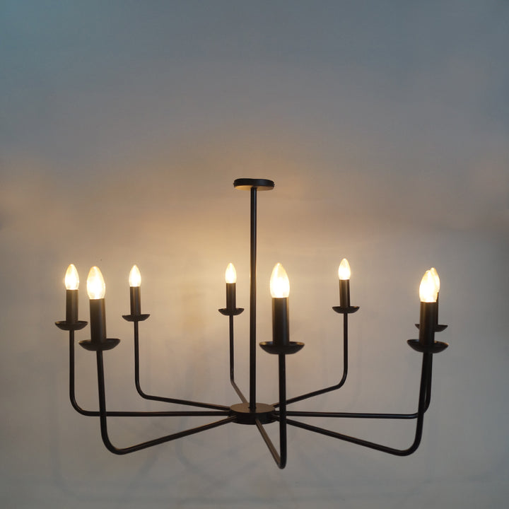 chandelier for living room black candle-bra vintage lights