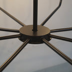 chandelier for living room black candle-bra vintage lights