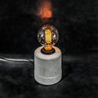 concrete desk lamp industrial theblacksteel concrete interior design