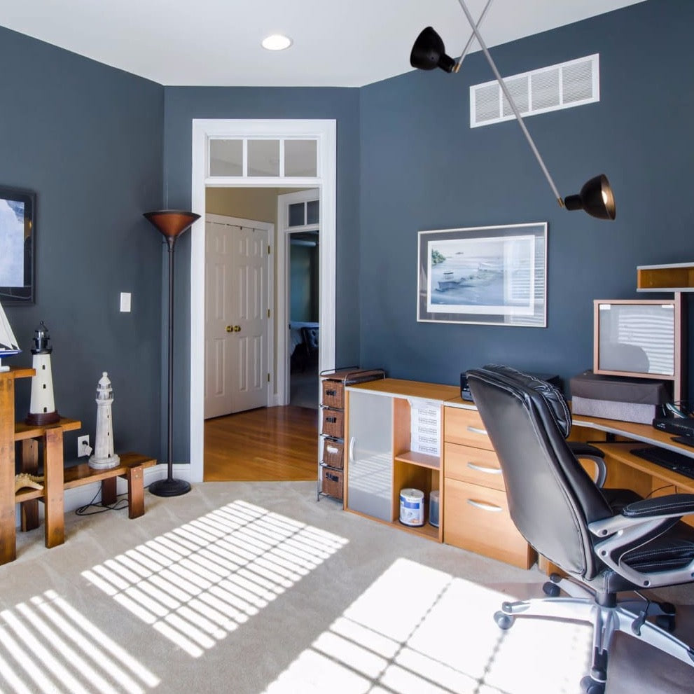 Contemporary Scandi Two-Arm Ceiling Light Fixture - The Black Steel