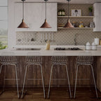 Copper Tapered Cone Decorative Pendant Light 10Inch - The Black Steel