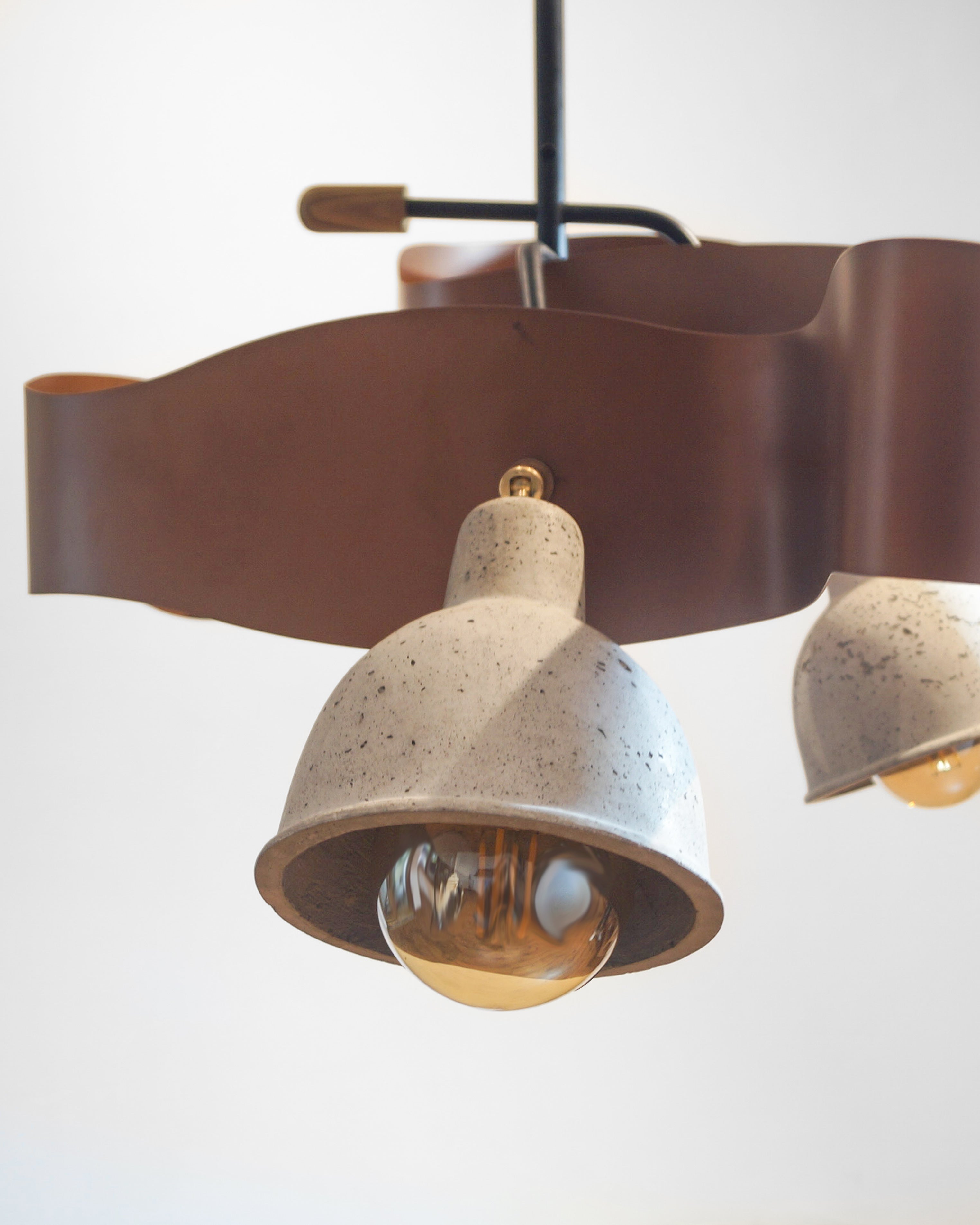 CLR116 Concrete Luxe Chandelier