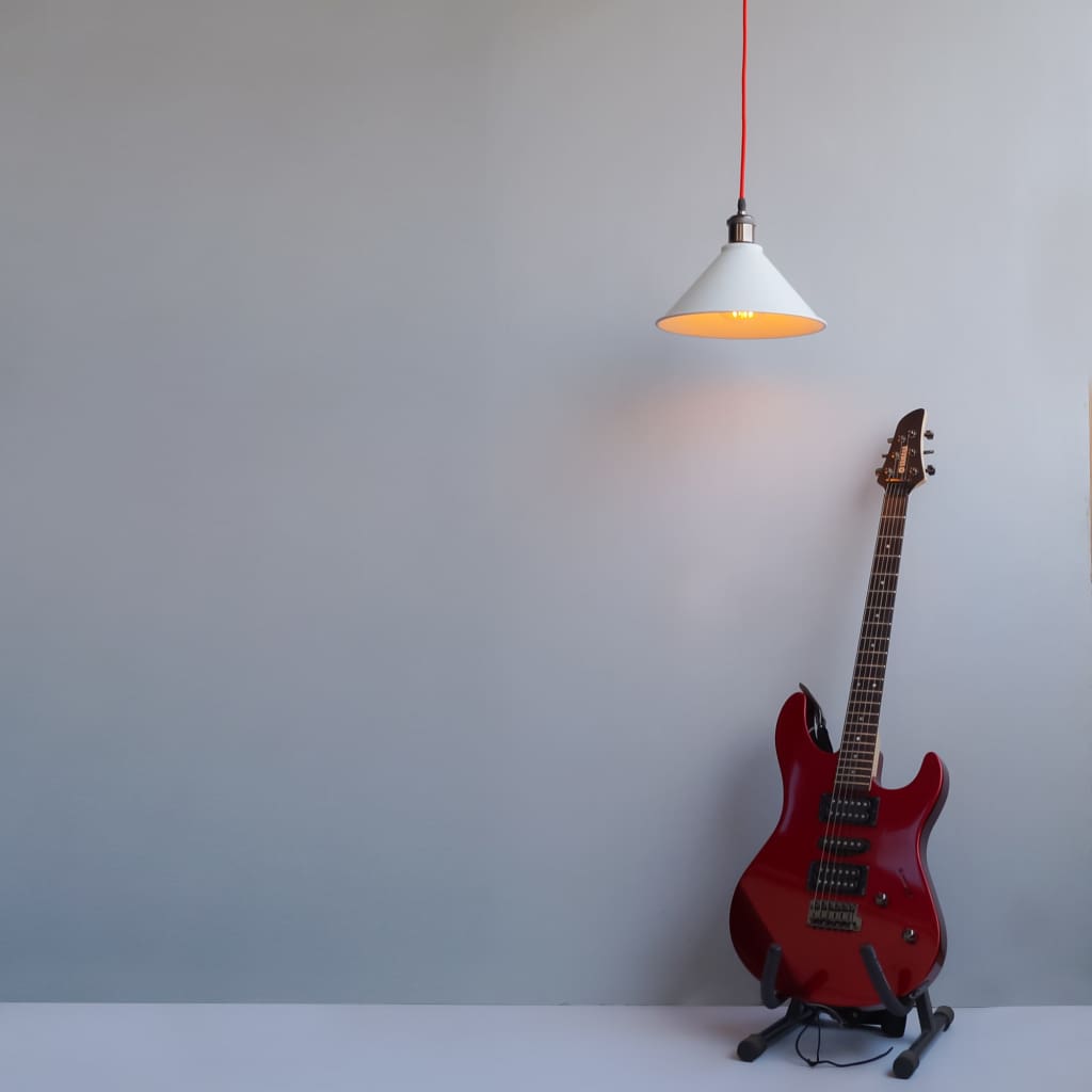 Conical 10" Scandinavian Minimal Hanging Lamp - The Black Steel