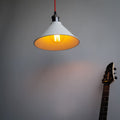 Conical 10" Scandinavian Minimal Hanging Lamp - The Black Steel