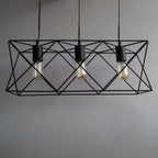 Geometric Royale Industrial Lamp v2.0 - The Black Steel