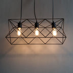 Geometric Royale Industrial Lamp v2.0 - The Black Steel