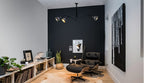 Grandiose Concrete Modern Chandelier For Living Room - The Black Steel