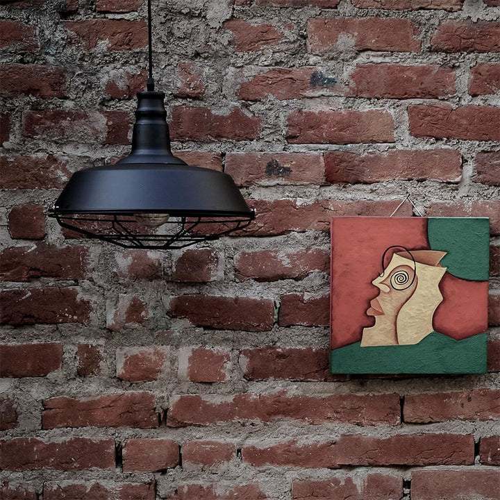 Industrial Retro C21 Lamp - The Black Steel