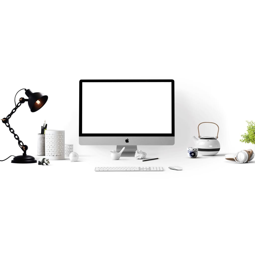 Industrial Torus Links Desk Lamp v2.0 - The Black Steel