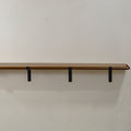 wall shelf curved edges furniture teak wood solid wood metal black.jpg