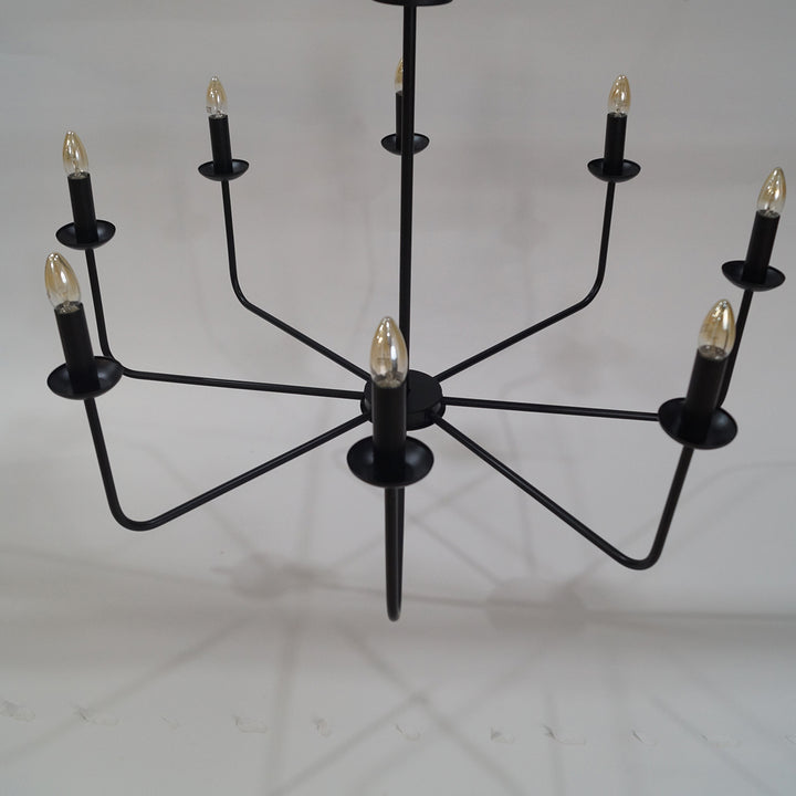 chandelier for living room black candle-bra vintage lights