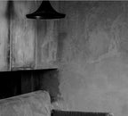 Norwegian Flat Cone Industrial Ceiling Lamp - The Black Steel
