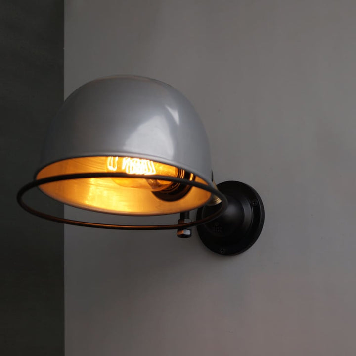 Quebec Metal Wall Light Chic Scandinavian Interior Design - The Black Steel