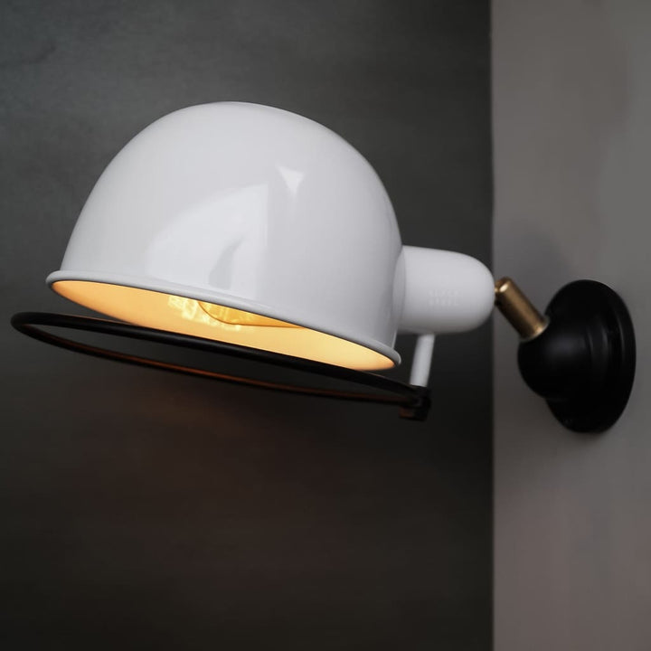 Quebec Metal Wall Light Chic Scandinavian Interior Design - The Black Steel