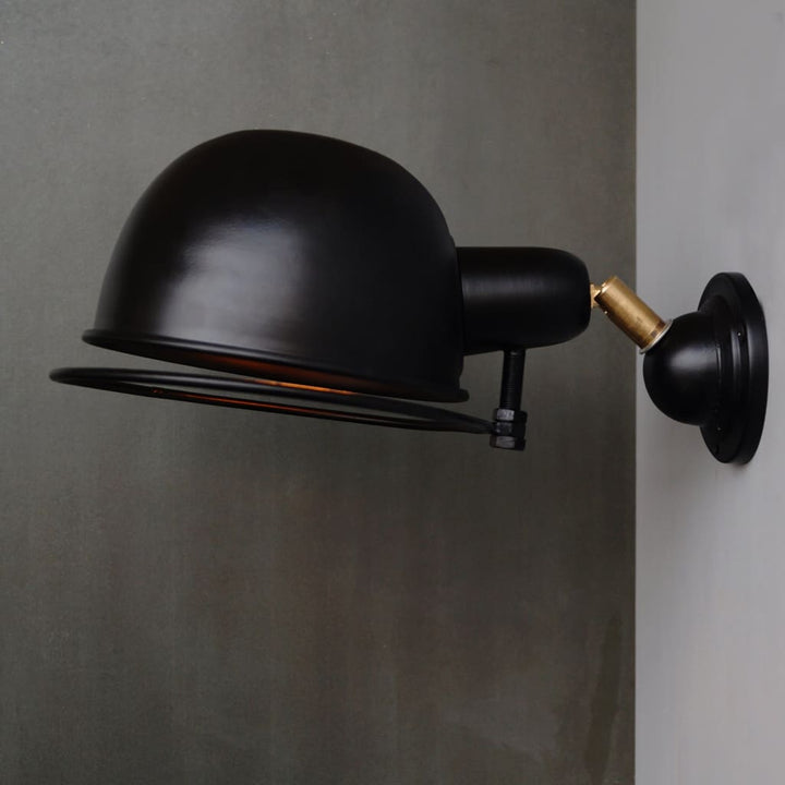 Quebec Metal Wall Light Chic Scandinavian Interior Design - The Black Steel