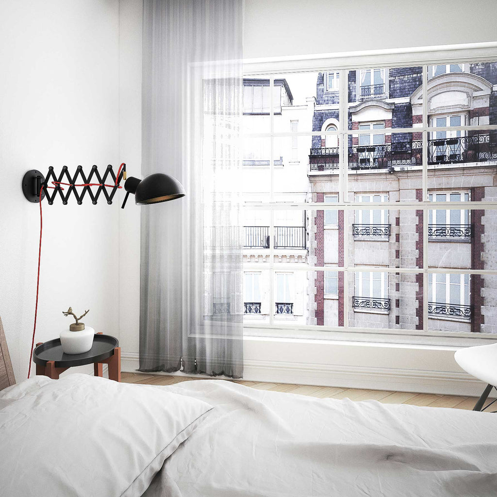 scissor wall light