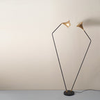 MODERN FLOOR LAMPS SHOP ONLINE BLACK AND GOLD 