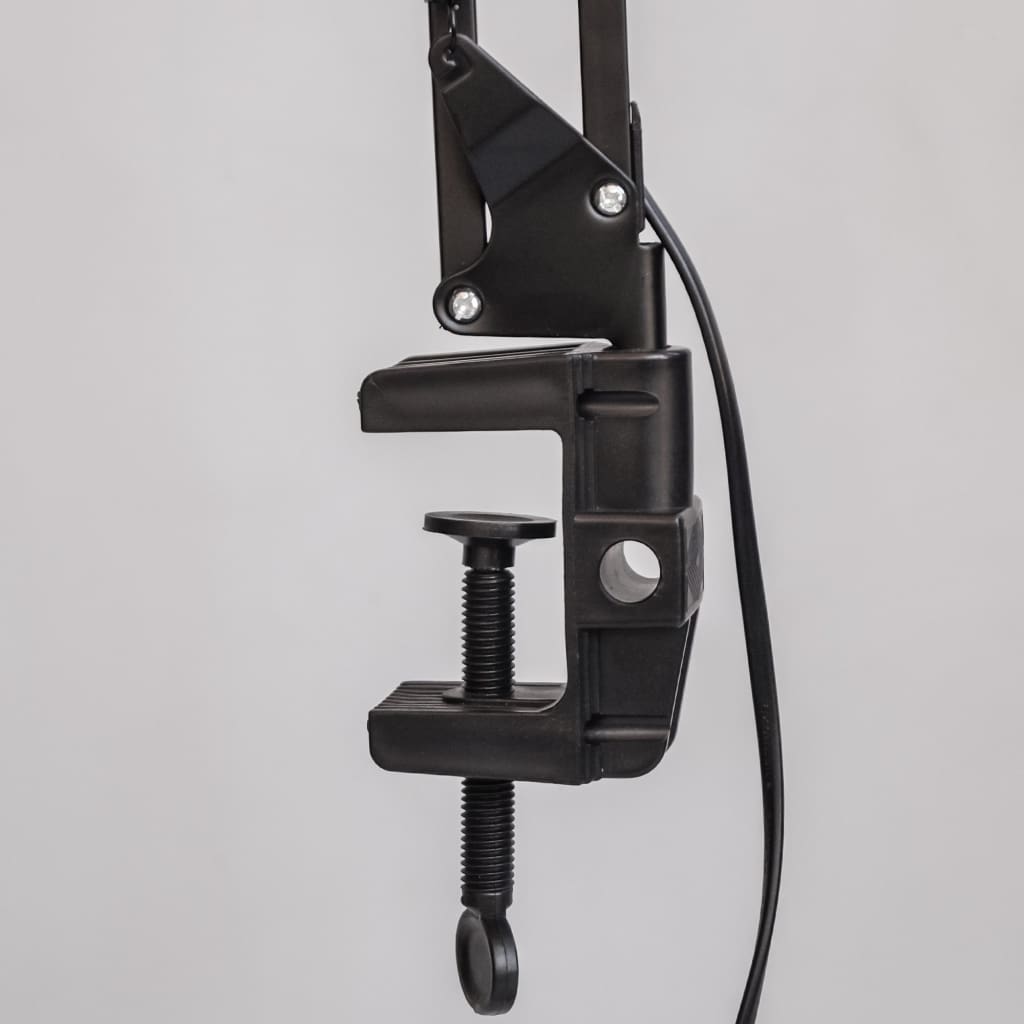 Swing Arm Desk Clamp-On-Lamp 30"H - The Black Steel