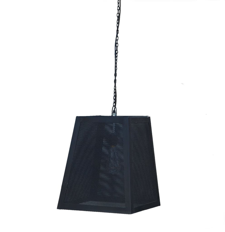 Trapezoid Black Industrial Ceiling Lamp - The Black Steel