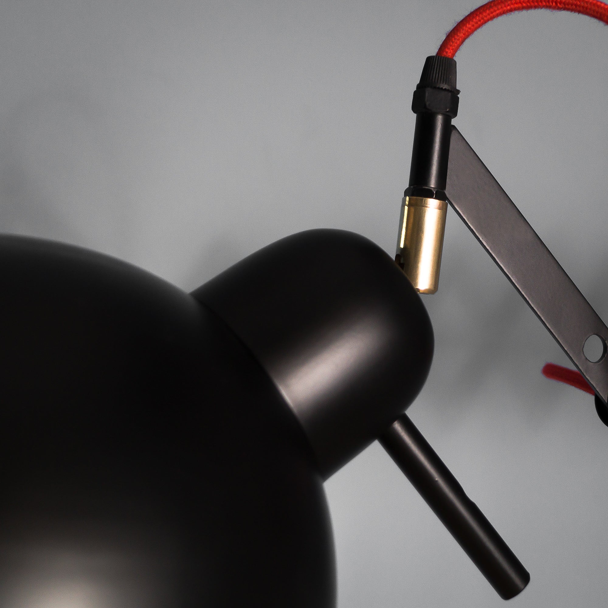 Warsai Scissor Arm Light for Wall and Ceiling - The Black Steel